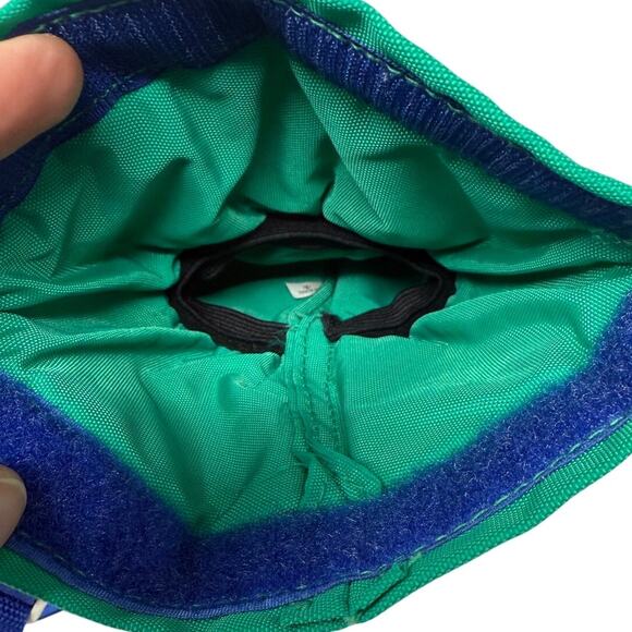 Vintage 90s Eddie Bauer Green Insulated Wine Cooler Bag w/ Opener Strap - Picture 4 of 5
